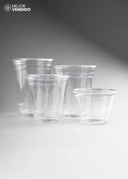 Vasos de plástico /pet  para bebidas frías Frosty Fresh personalizables 20, 16, 12 y 9 oz. Premium