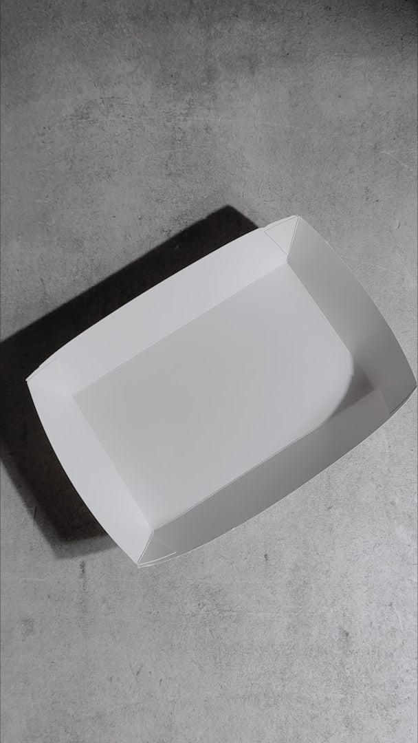 video detalles charola desechable maha