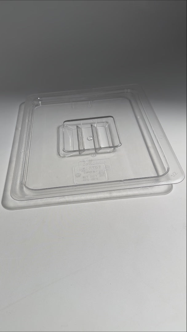 Inserto medio de policarbonato trasparente NSF profundidad 2.3", 4", 6" y 8"