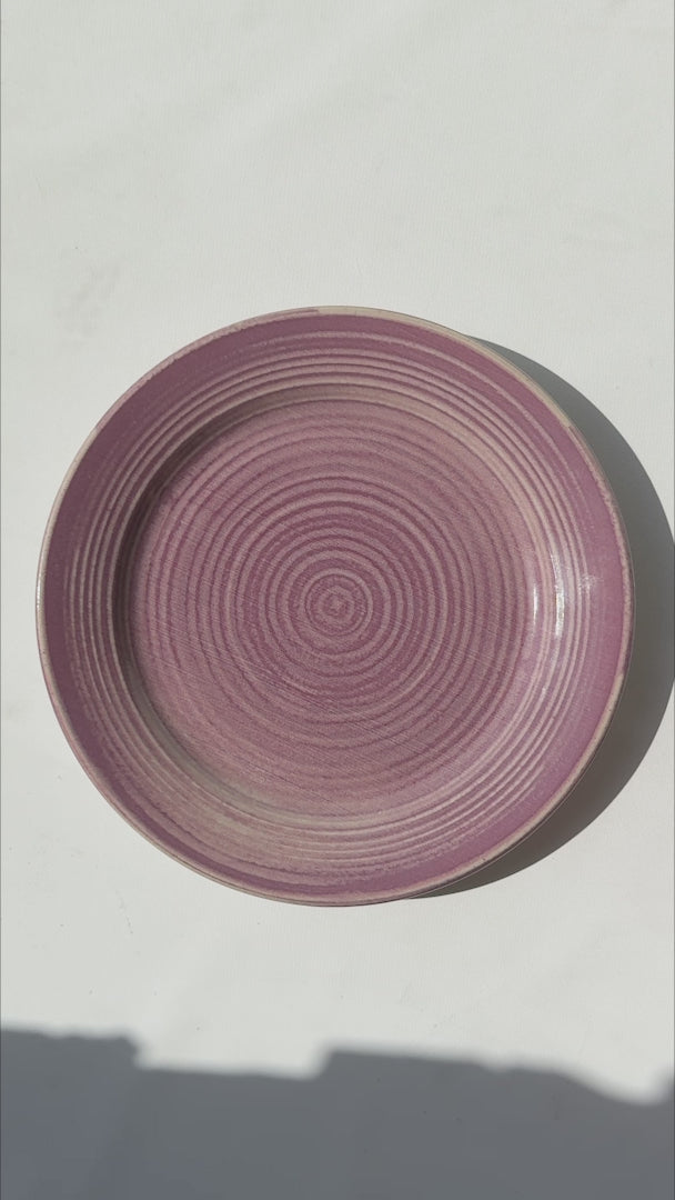 Cargar vídeo: Video del plato trinche de cerámica morado México Lindo Ø 27 cm