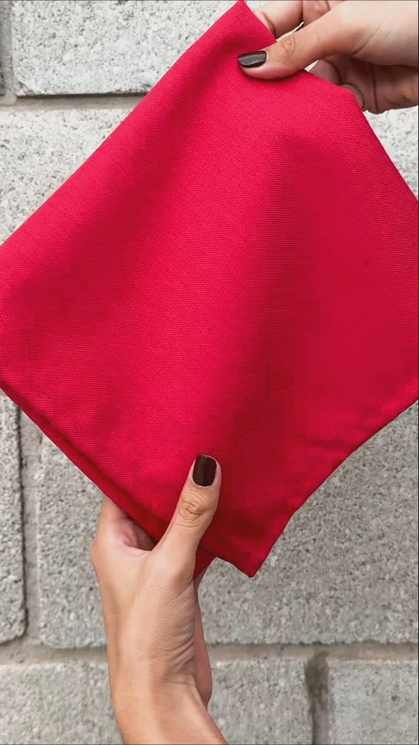 video detalles servilletas de tela maha