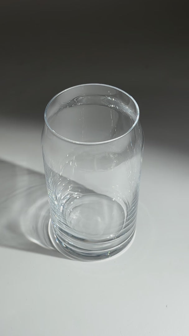 video detalles vaso de vidrio maha