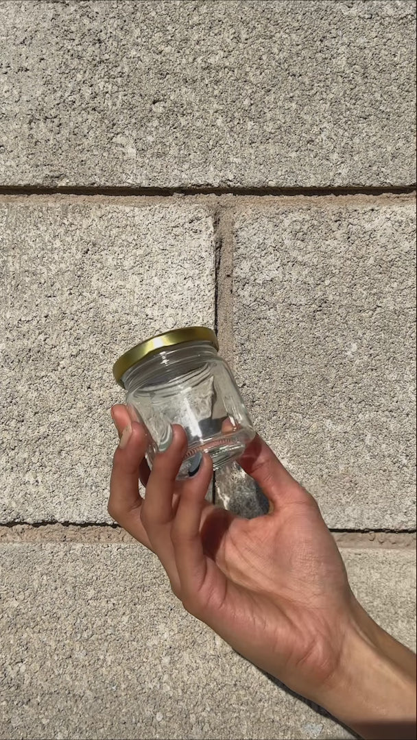 video detalles frascos de vidrio maha