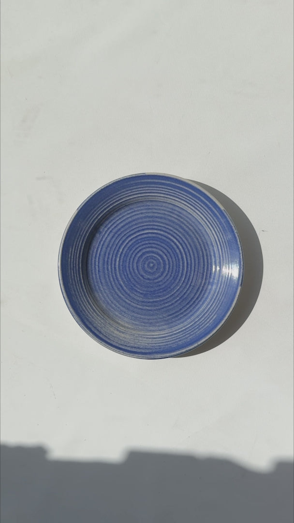 Cargar vídeo: Video del plato para pastel de cerámica azul México Lindo Ø 20 cm