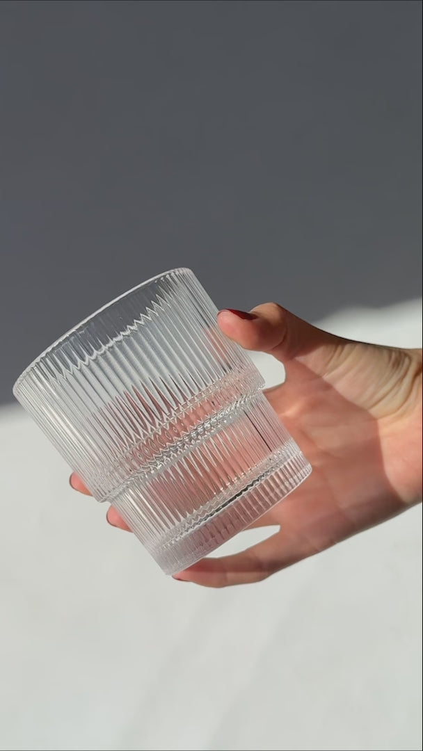 video detalles vaso old fashion maha