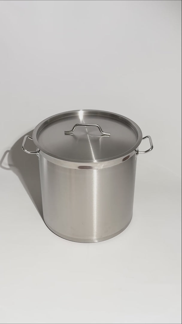 video detalles olla de acero inoxidable maha