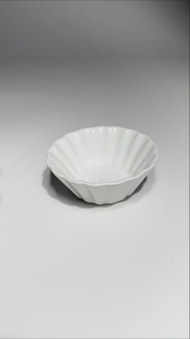video detalles ramekin porcelana blanco maha