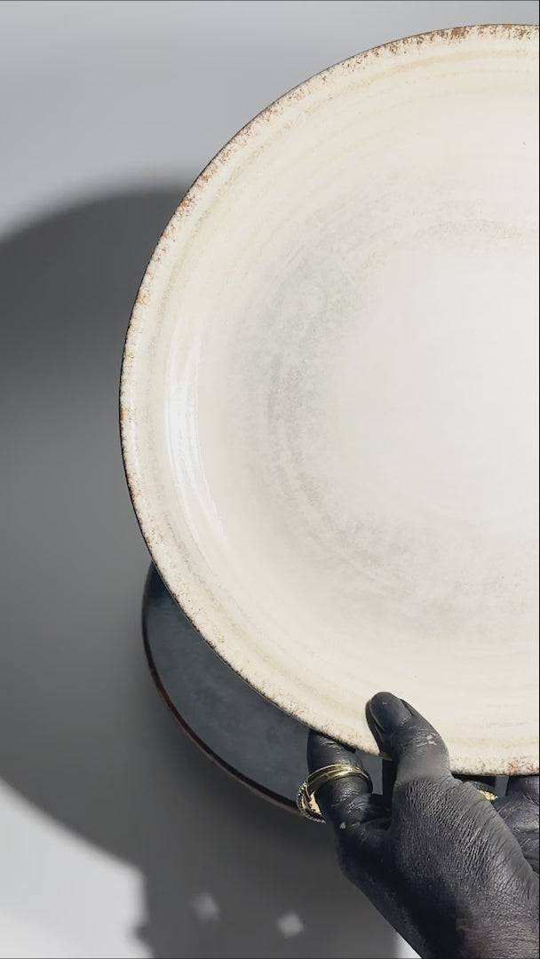 video detalles plato ceramica maha