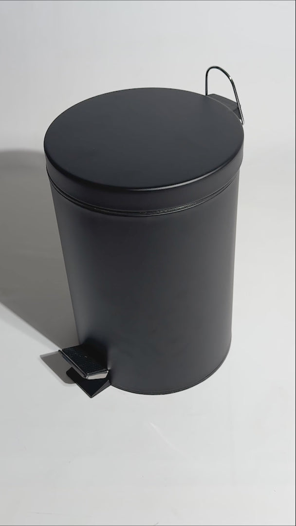 video detalles cesto de basura maha