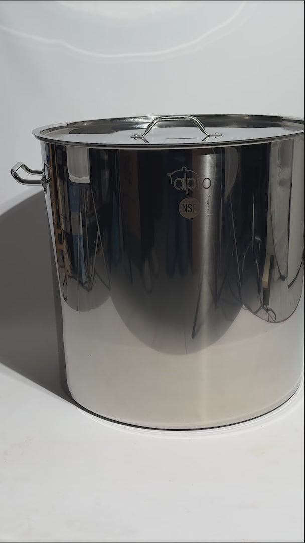 video detalles vaporera de acero inoxidable maha