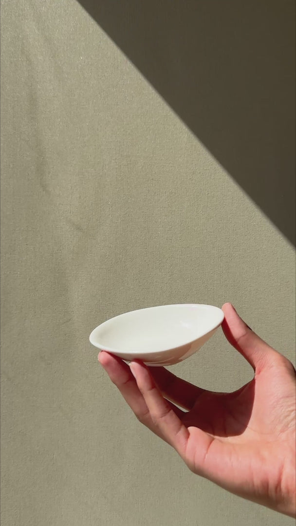 Cargar vídeo: Ramekin de porcelana vitrificada blanco 50 ml