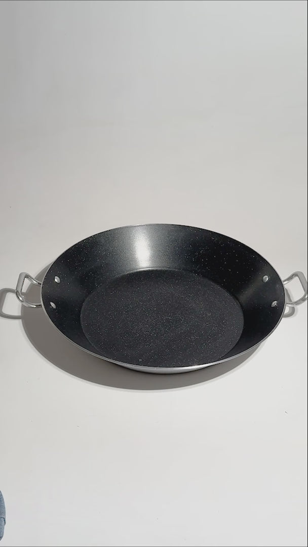 video detalles paellera grande maha