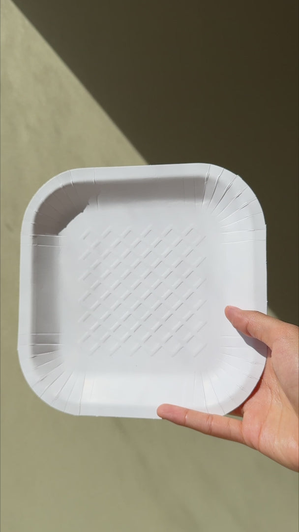 video detalles platos desechables maha
