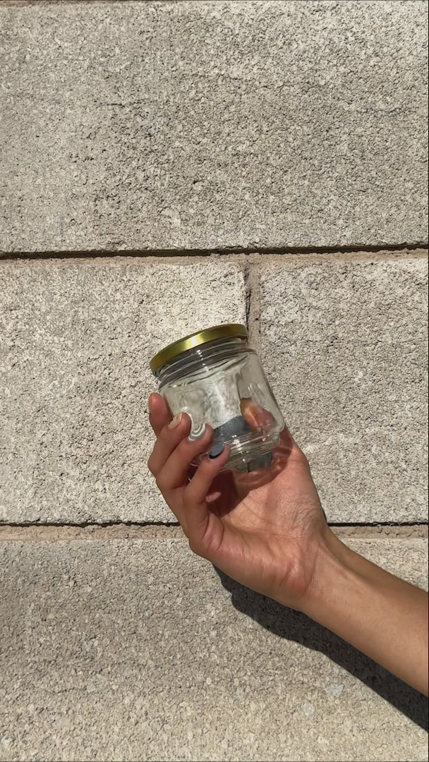 video detalles frascos de vidrio maha