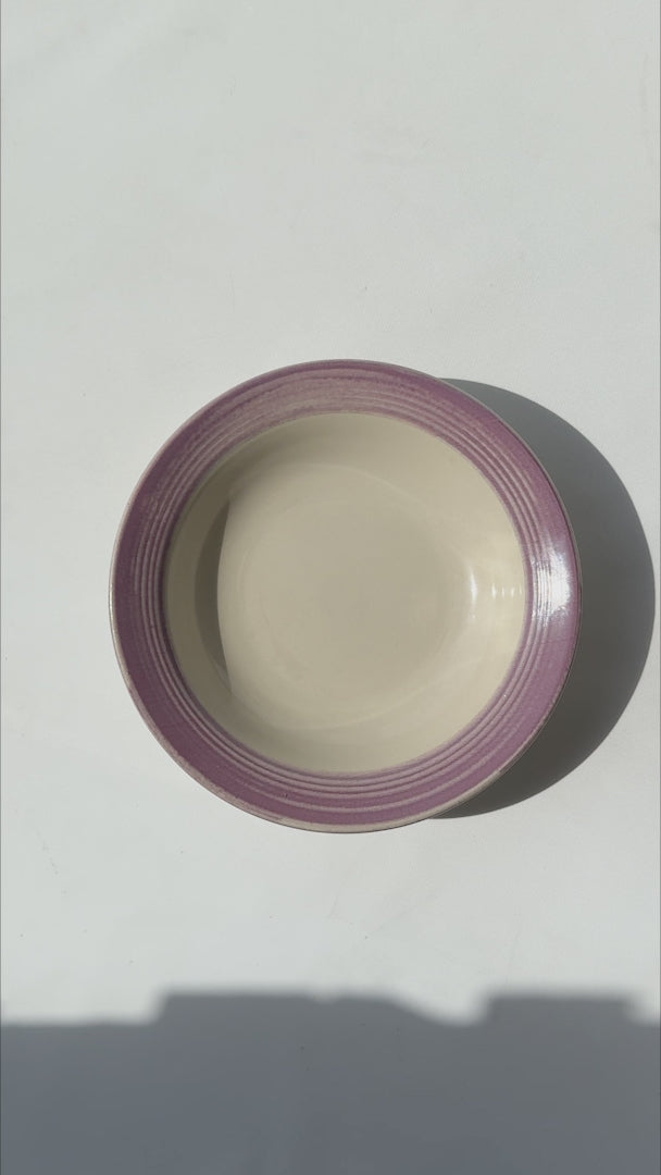 Cargar vídeo: Video del plato sopero de cerámica morado México Lindo Ø 21 cm, 380 ml