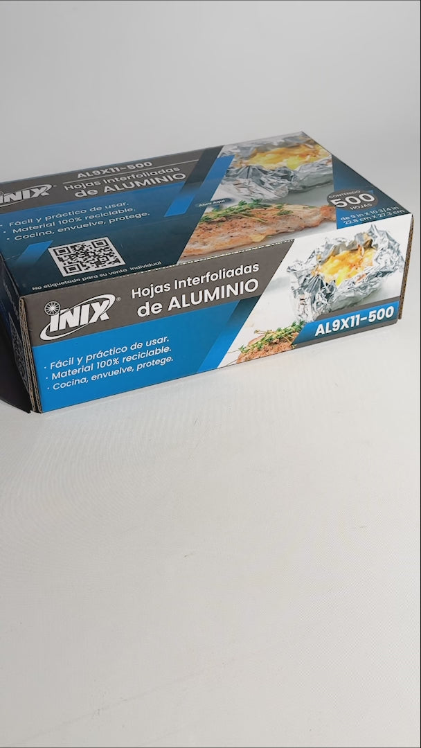 video detalles papel aluminio maha