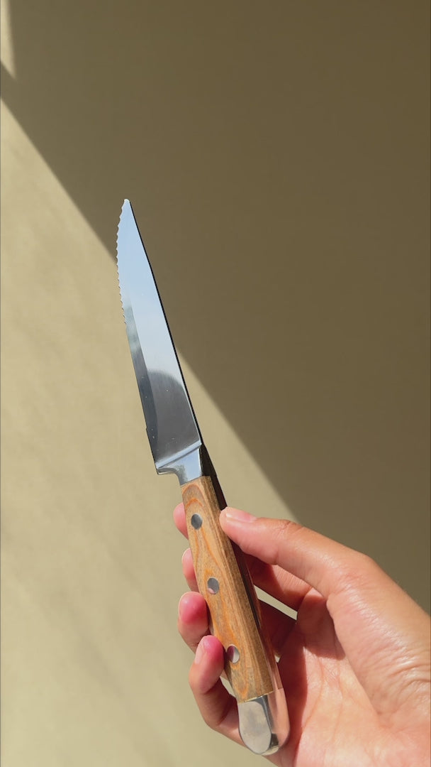 video detalles cuchillo de sierra maha