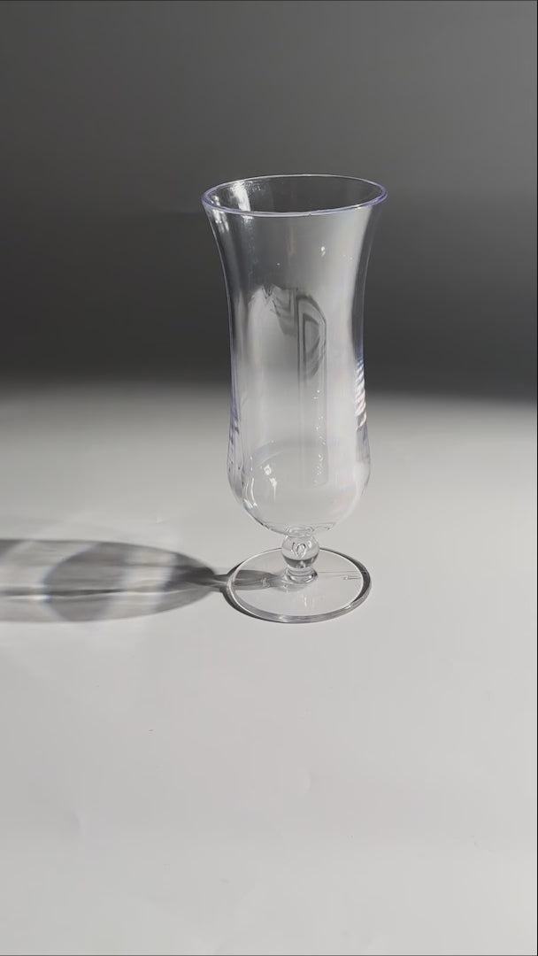 Vaso de plástico (policarbonato) transparente Huracán 350 ml