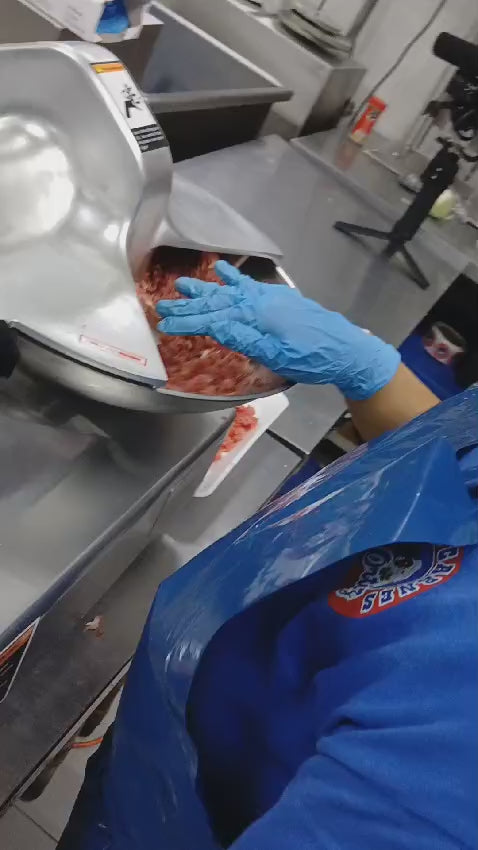 Procesadora de alimentos de mesa de acero inoxidable plata 4 kg