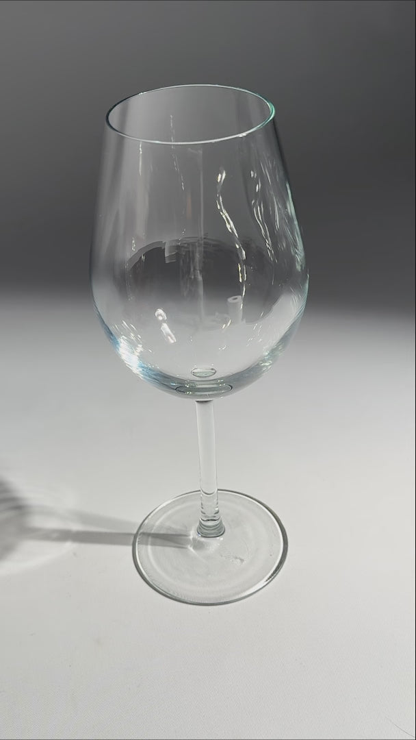 video detalles copa de vidrio maha