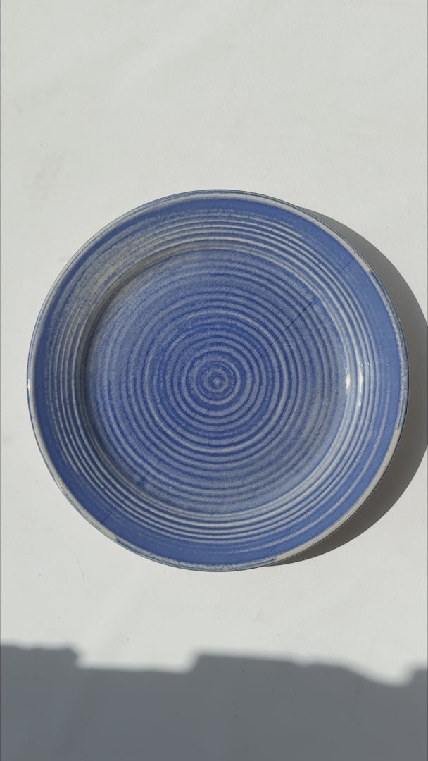 Video del plato trinche de cerámica azul México Lindo Ø 27 cm