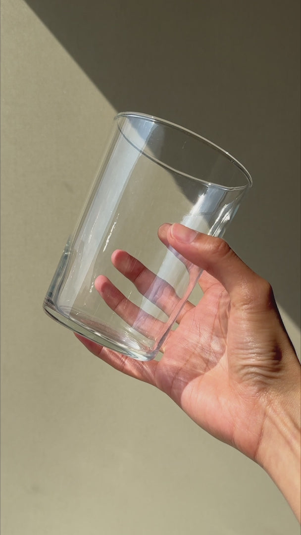 Video del vaso de vidrio transparente Sidra Beverage 562 ml