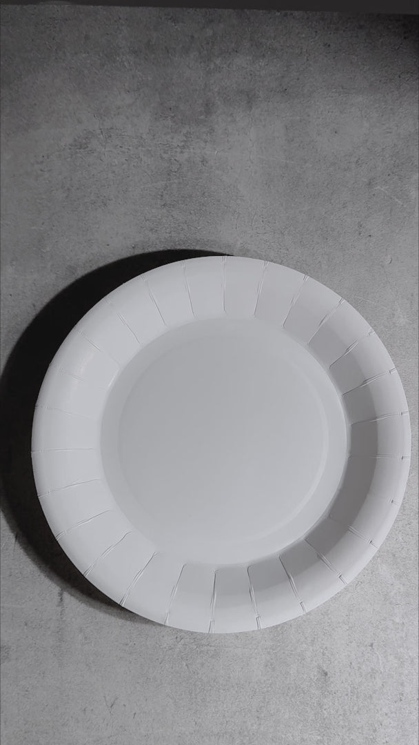 video detalles platos desechables maha