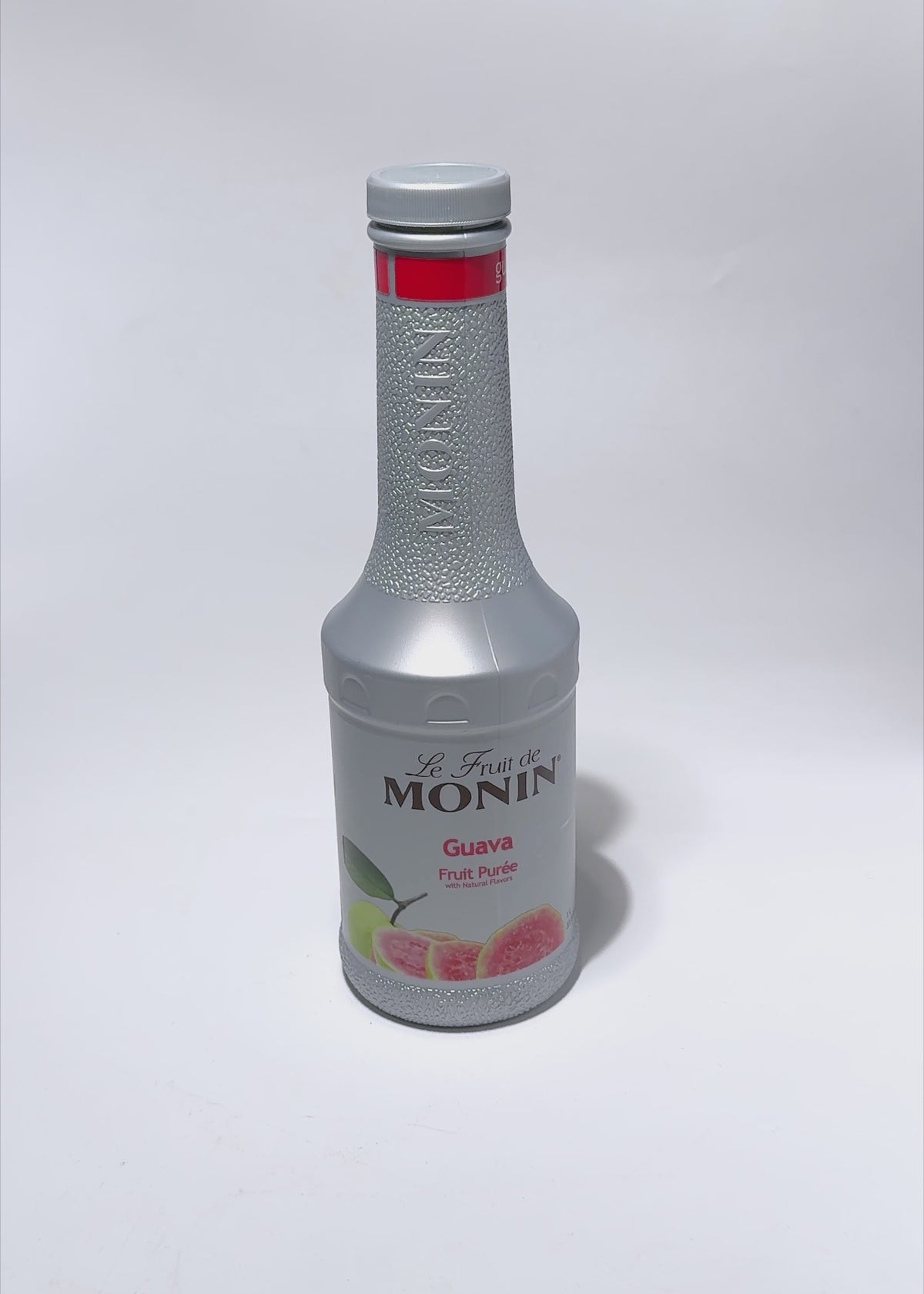 Cargar vídeo: Puré premium sabor guayaba Monin botella de pet 1 L