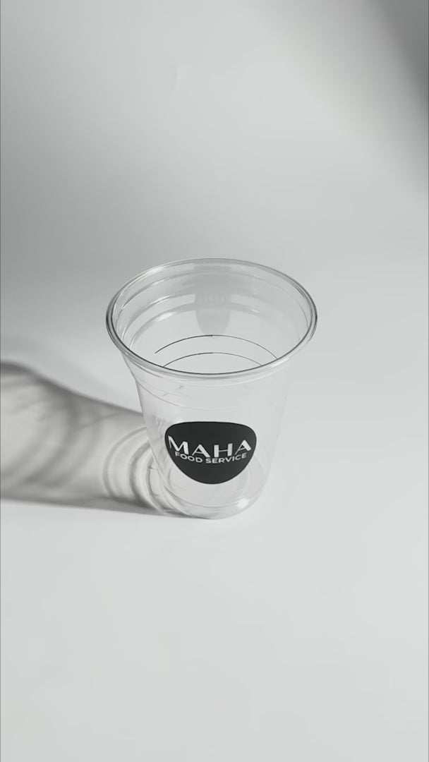 Cargar vídeo: Vasos de plástico /pet  para bebidas frías Frosty Fresh personalizables 20, 16, 12 y 9 oz. Premium