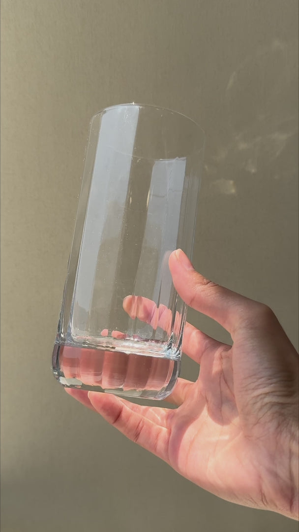 Video del vaso highball de vidrio Cooler Radius 488 ml