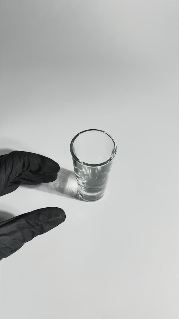 video detalles tequilero de vidrio maha