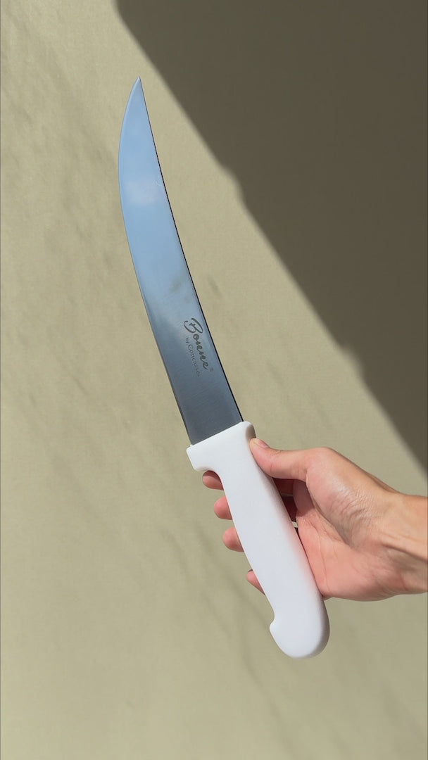 Cargar vídeo: video detalles cuchillo para chef maha