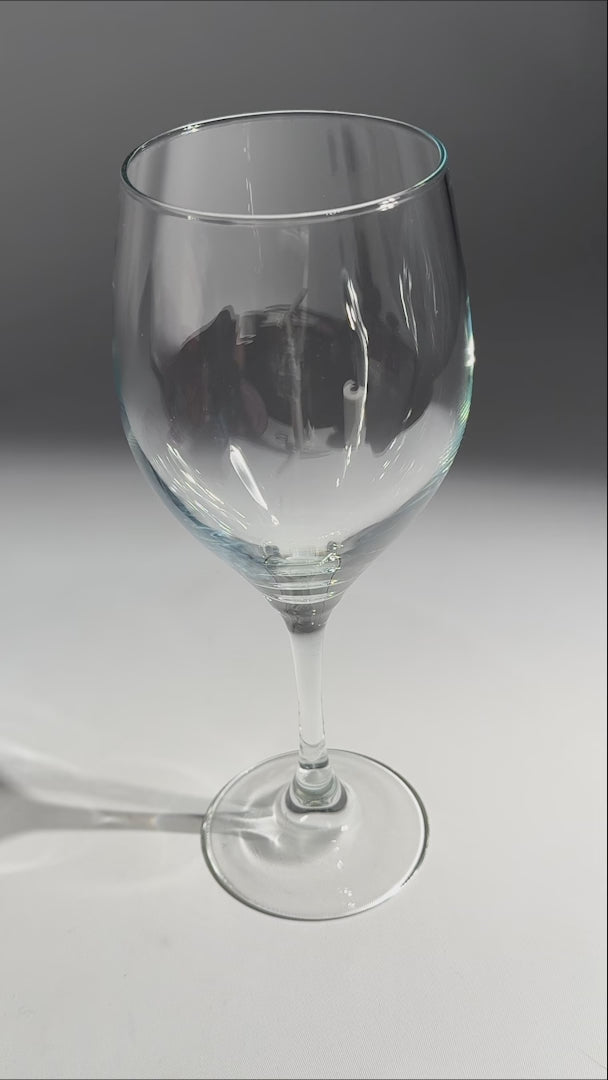 video detalles copa de vidrio maha