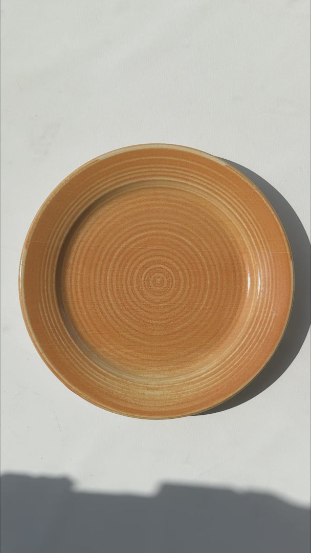 Cargar vídeo: Video del plato trinche de cerámica amarillo México Lindo Ø 27 cm