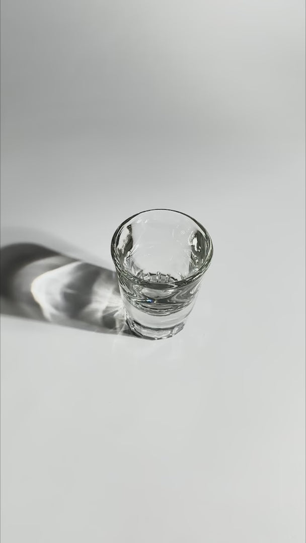 video detalles tequilero de vidrio maha
