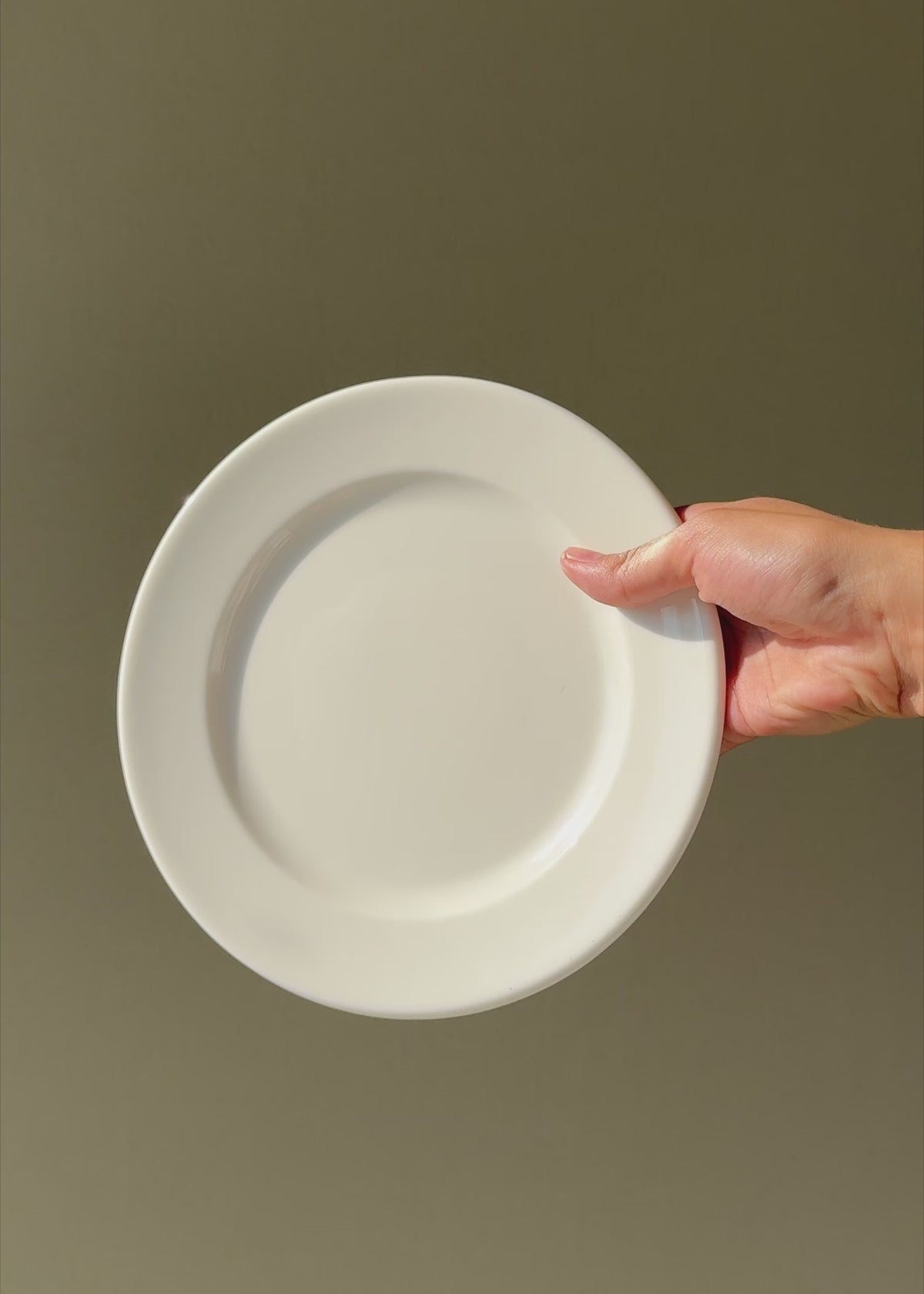 Cargar vídeo: Video demostrativo de plato de porcelana para servicio profesional