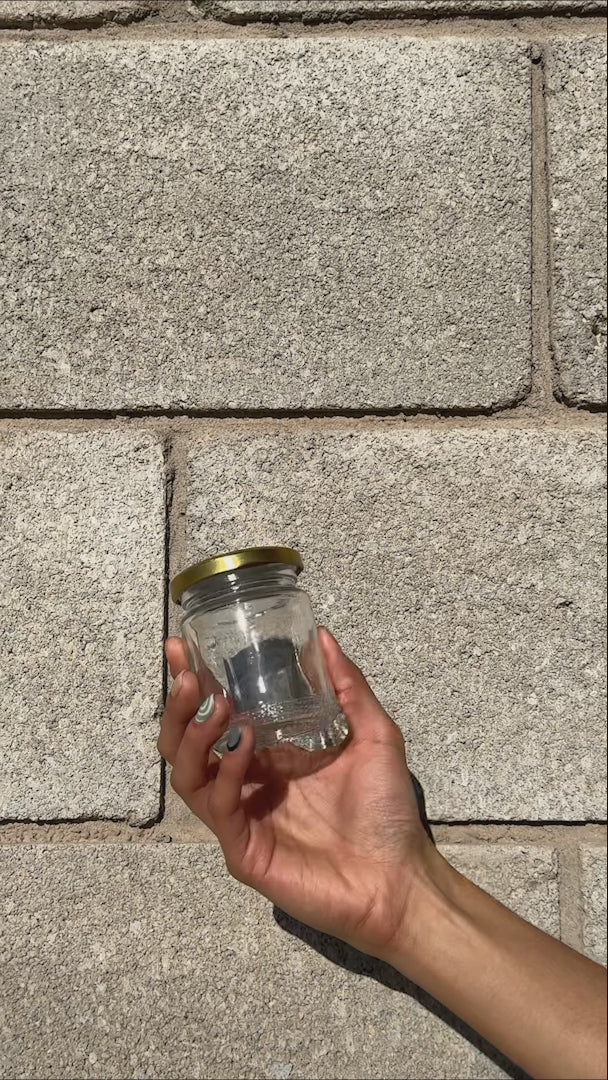 video detalles frascos de vidrio maha