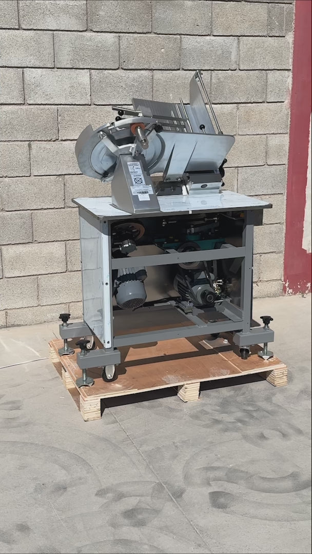 video detalles rebanadora de carnes maha