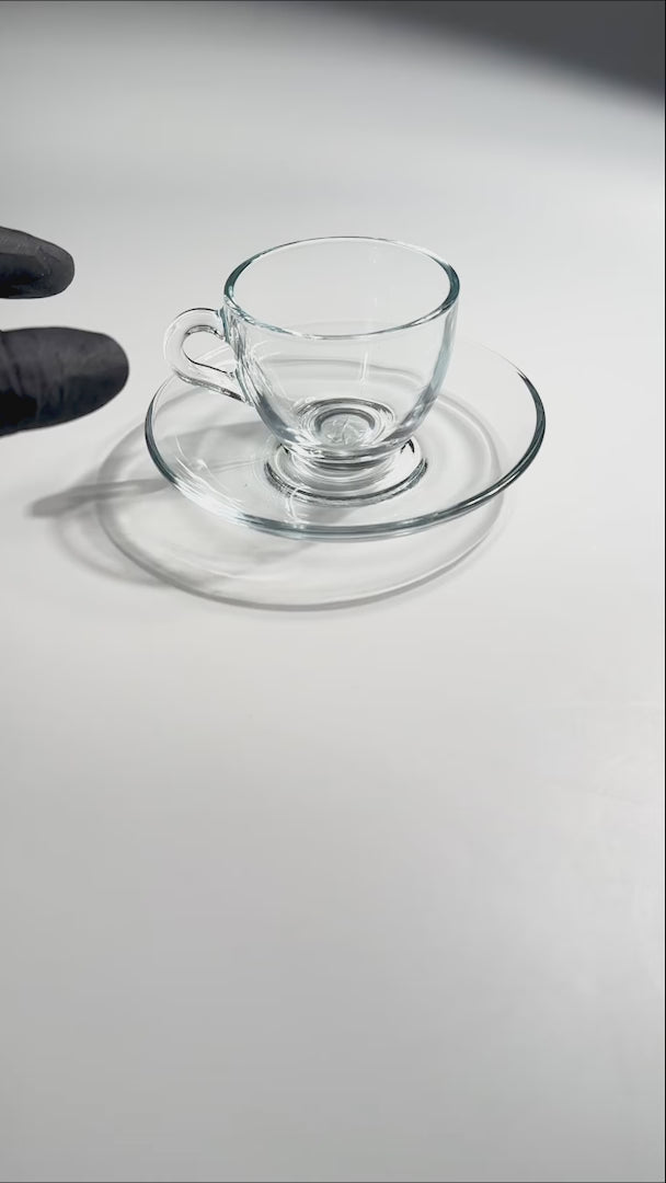 video detalles taza vidrio maha
