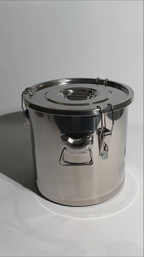 video detalles olla de acero inoxidable maha