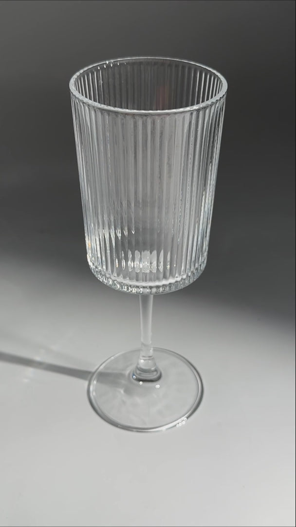 video detalles copa de vidrio maha