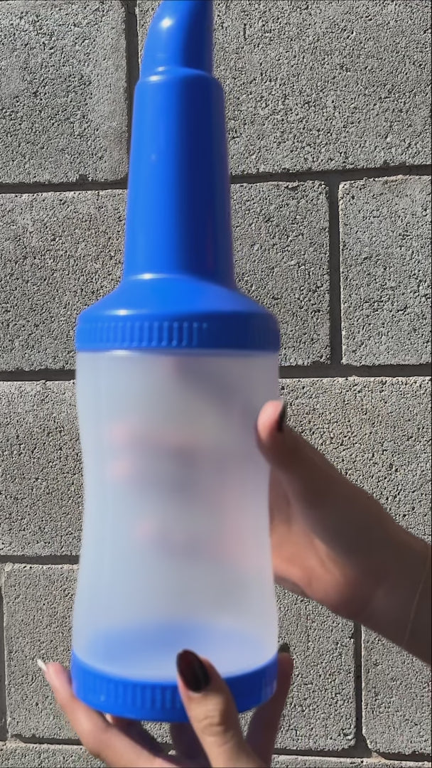 video detalles botella de plástico maha