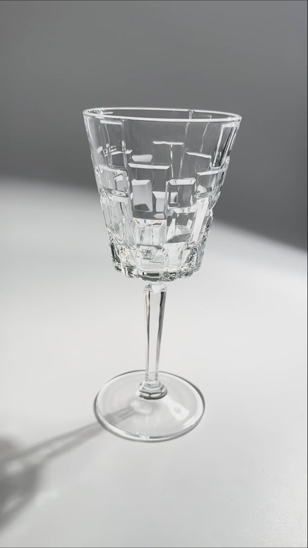 Copa de vino tinto cristal transparente Cubic 280 ml