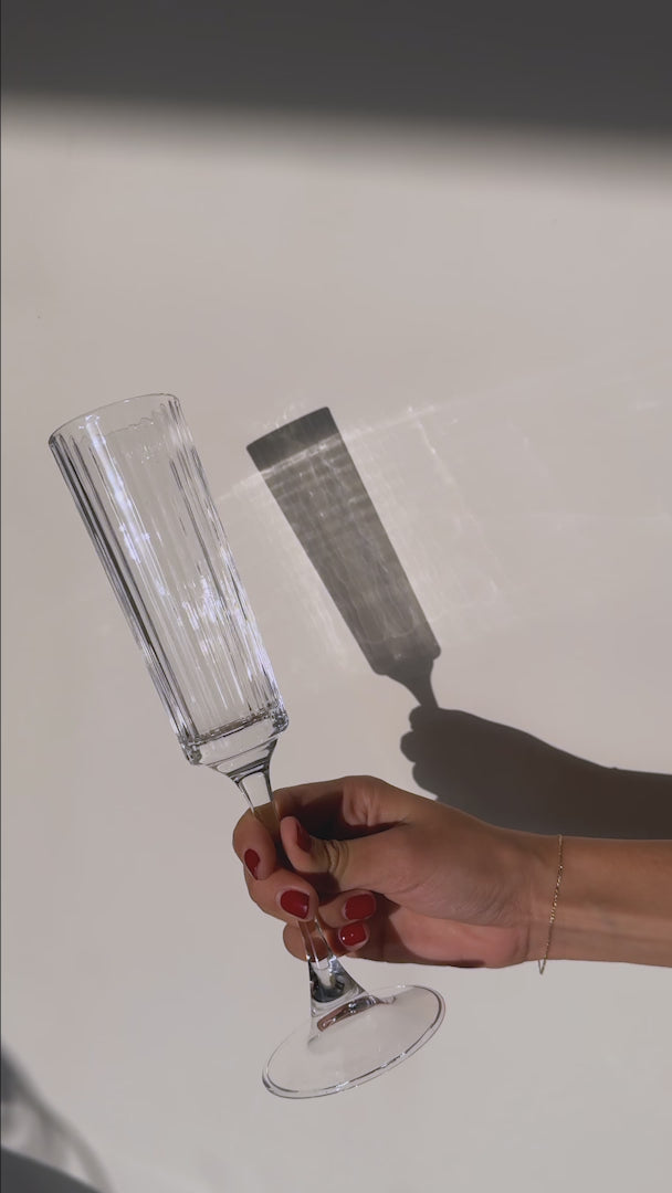 video detalles copas para champaña maha