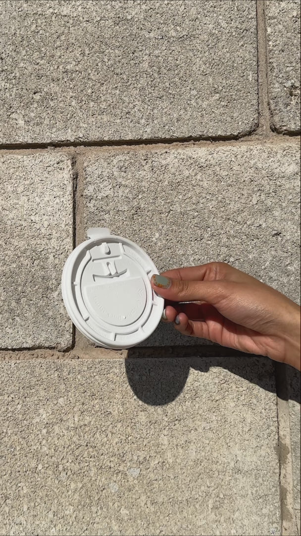 Tapas de plástico domo para vaso de papel Arc 10,12,16, 20 oz