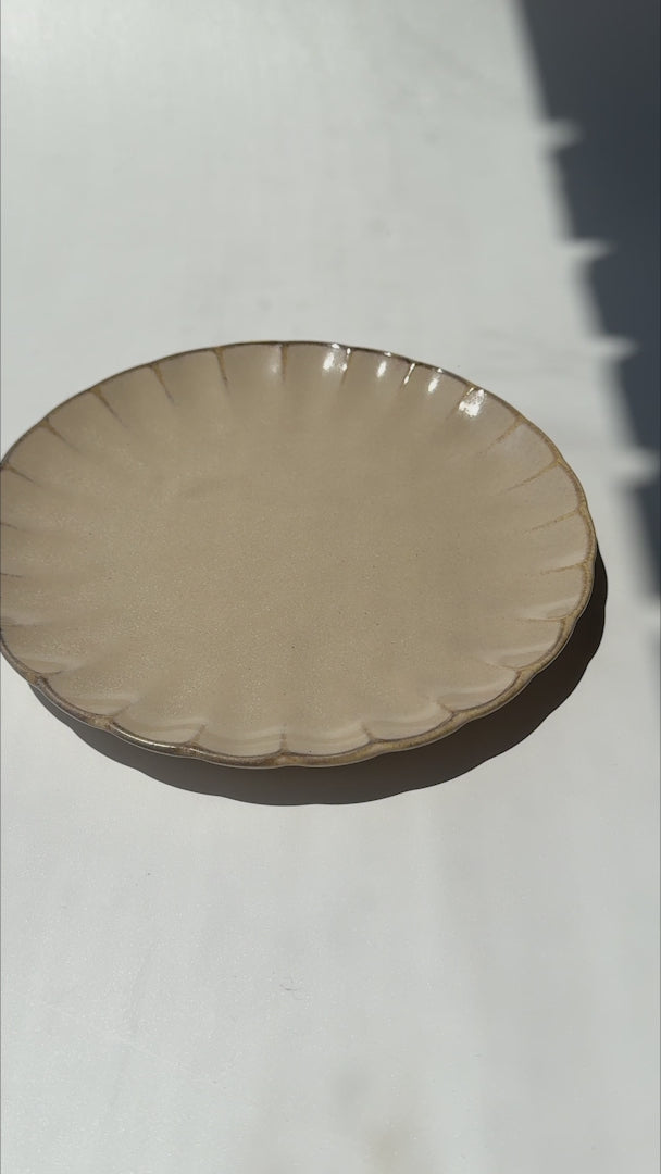 Video del plato trinche de porcelana beige East Sand Ø 21 cm