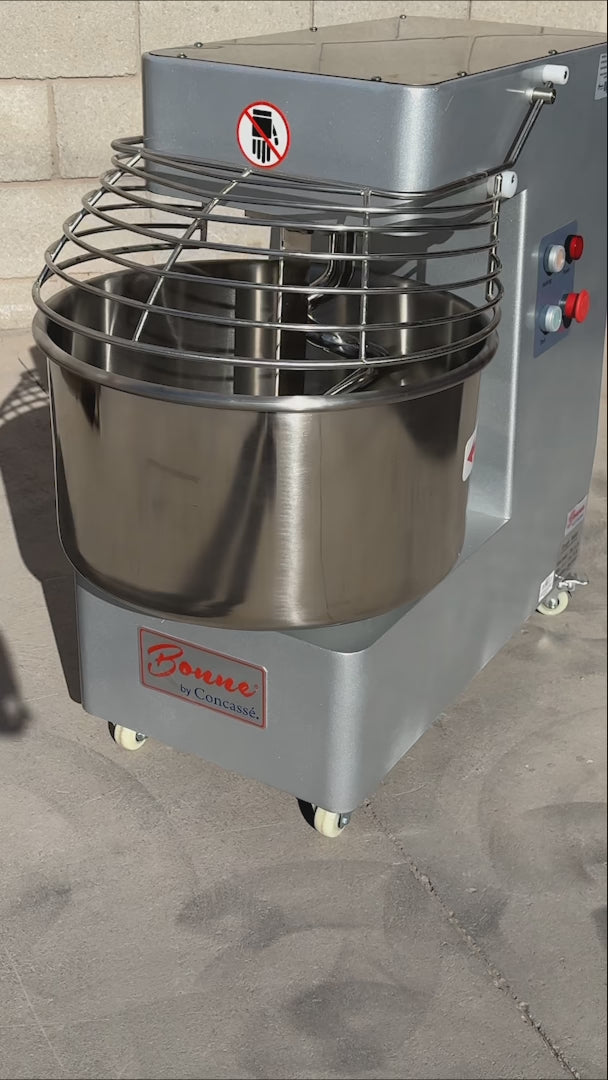 video detalles mezclador de masa maha