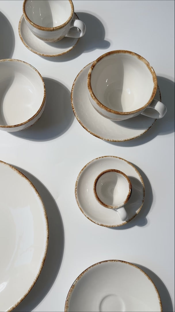Cargar vídeo: video detalles platos porcelana blanco mahahome