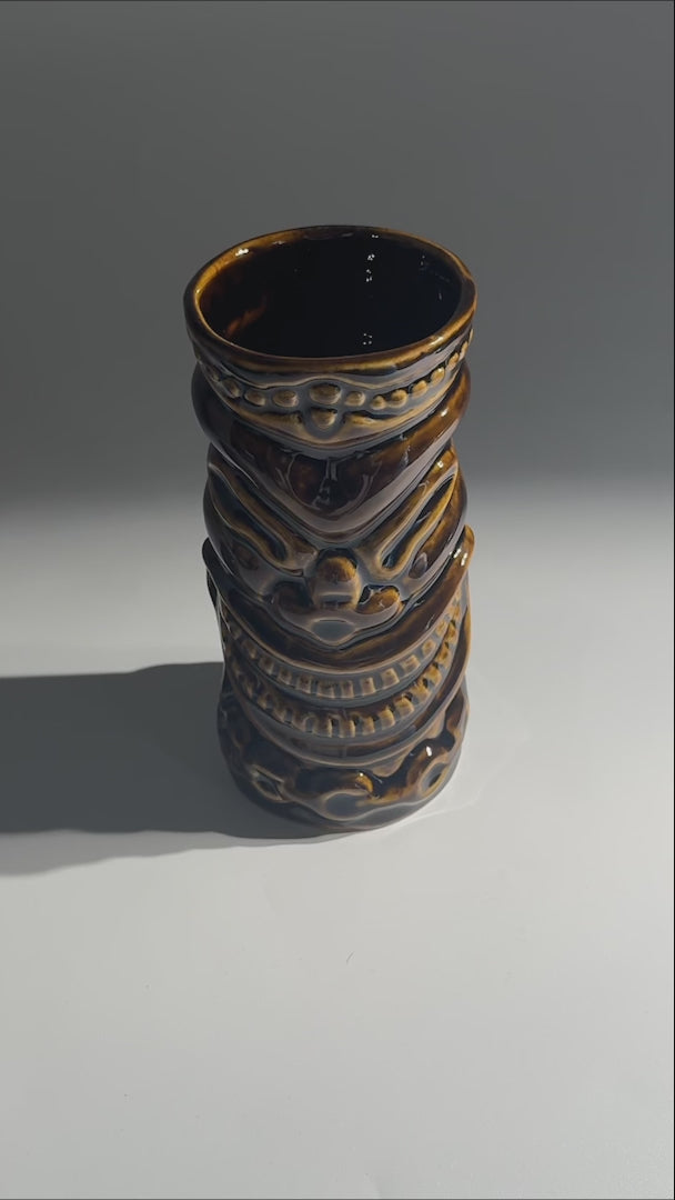 video detalles vaso de ceramica maha