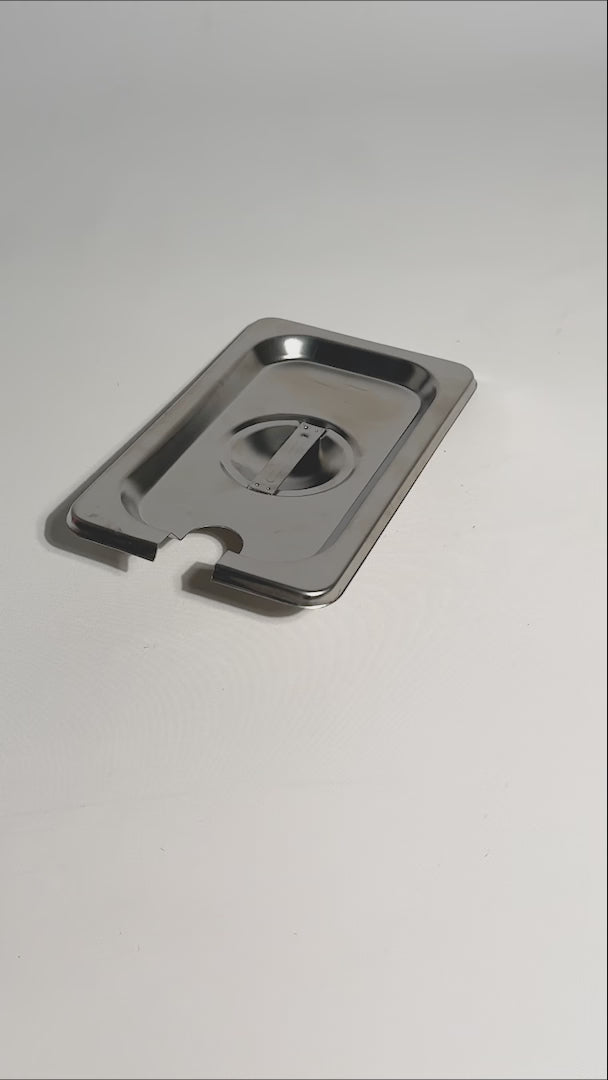 video detalles tapa de acero inoxidable maha